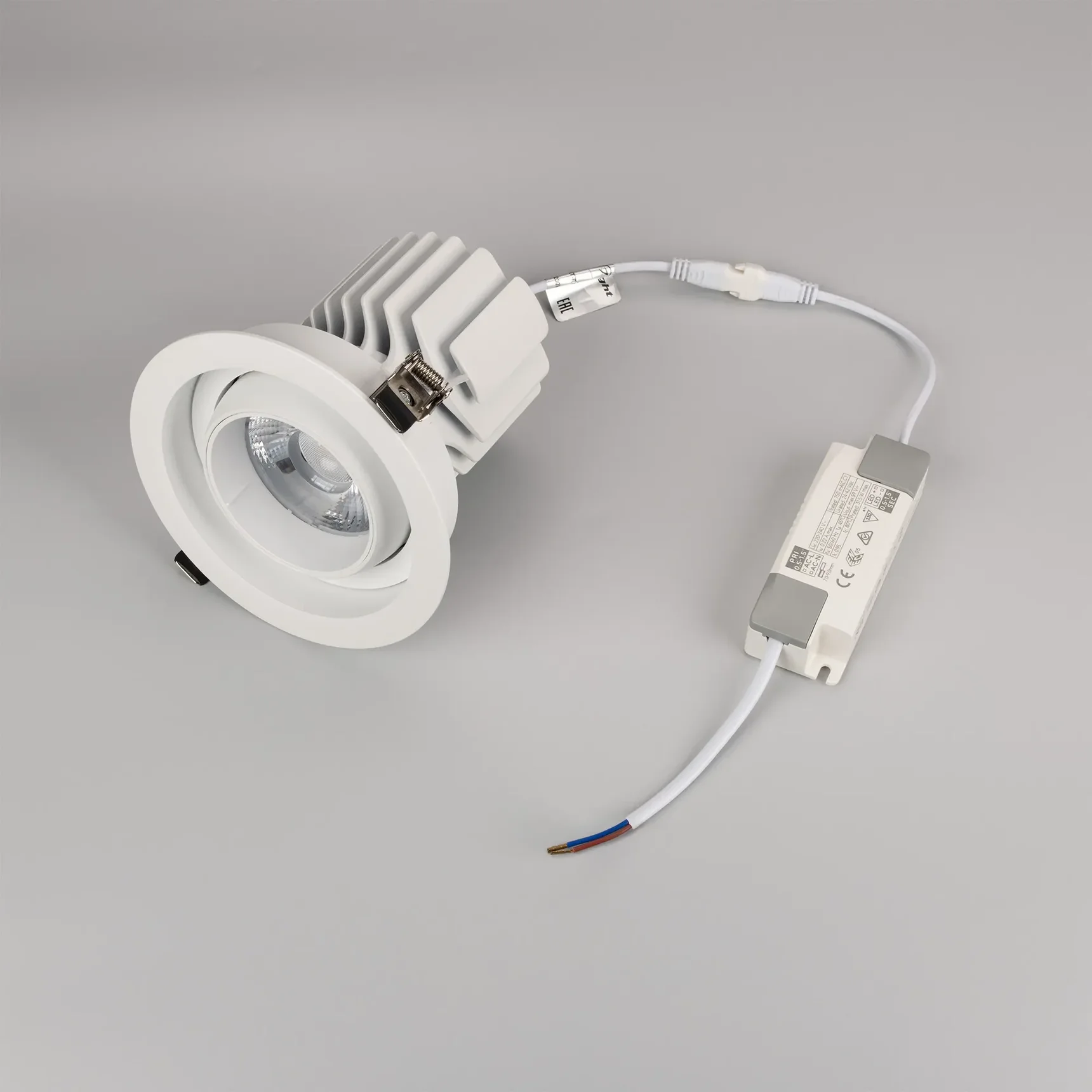 Светильник MS-VORTEX-BUILT-R135-30W Day4000 (WH-WH, 30 deg, 230V) (Arlight, IP20 Металл, 5 лет) 057756