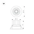 Светильник MS-VORTEX-BUILT-R135-30W Day4000 (WH-WH, 30 deg, 230V) (Arlight, IP20 Металл, 5 лет) 057756
