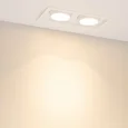 Светильник MS-VORTEX-BUILT-S250x140-2x30W Warm3000 (WH-WH, 17 deg, 230V) (Arlight, IP20 Металл, 5 лет) 057767