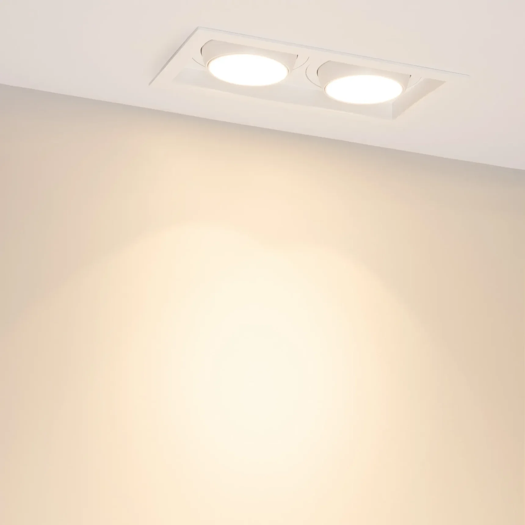 Светильник MS-VORTEX-BUILT-S250x140-2x30W Warm3000 (WH-WH, 17 deg, 230V) (Arlight, IP20 Металл, 5 лет) 057767