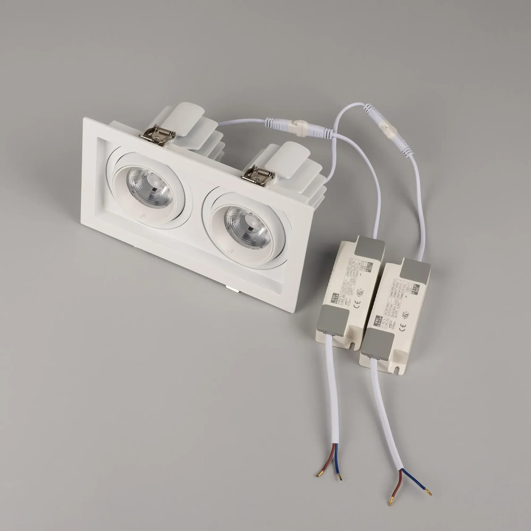 Светильник MS-VORTEX-BUILT-S210x117-2x20W Day4000 (WH-WH, 40 deg, 230V) (Arlight, IP20 Металл, 5 лет) 057768