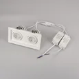 Светильник MS-VORTEX-BUILT-S170x90-2x12W Day4000 (WH-WH, 40 deg, 230V) (Arlight, IP20 Металл, 5 лет) 057771