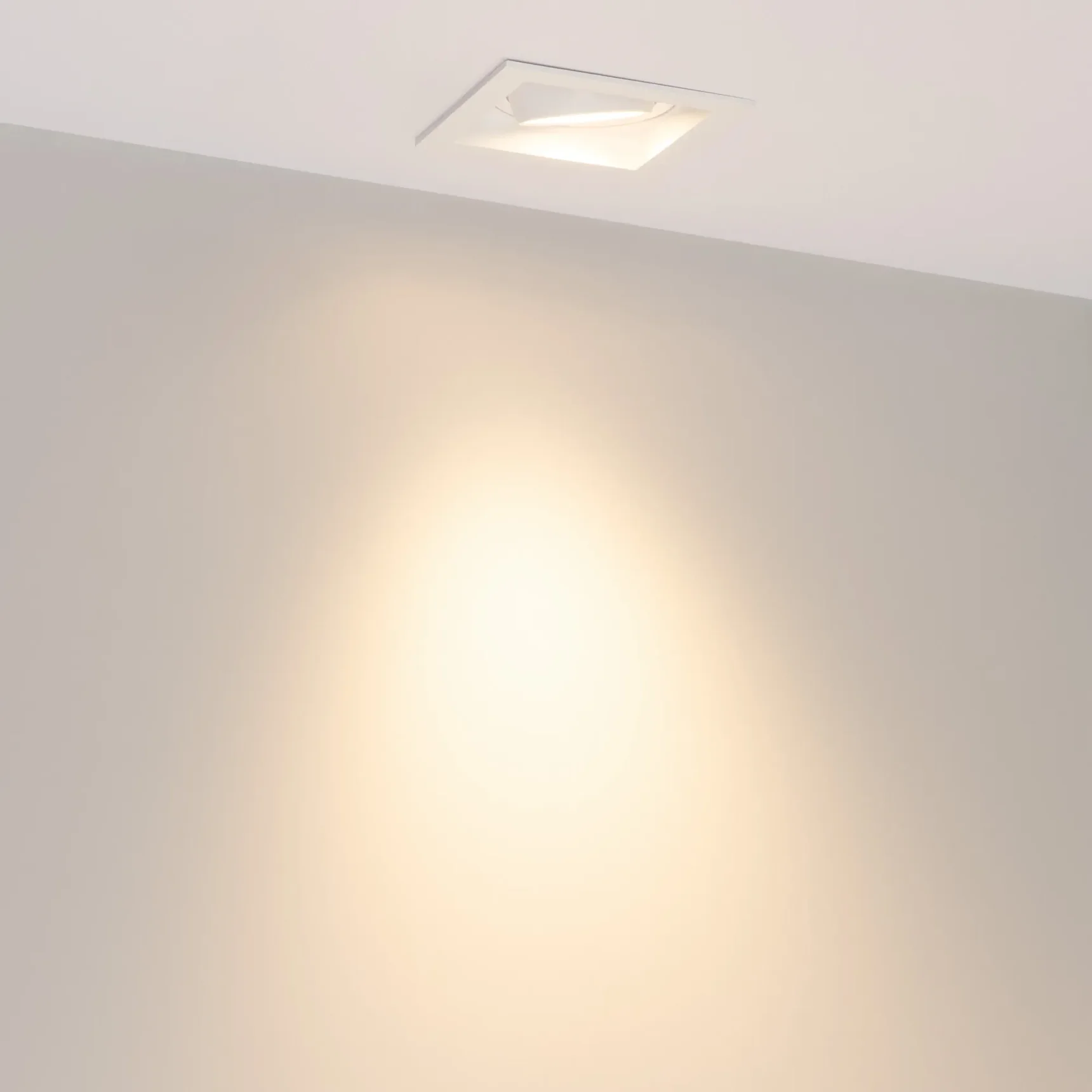 Светильник MS-VORTEX-BUILT-S90x90-12W Warm3000 (WH-WH, 40 deg, 230V) (Arlight, IP20 Металл, 5 лет) 057914