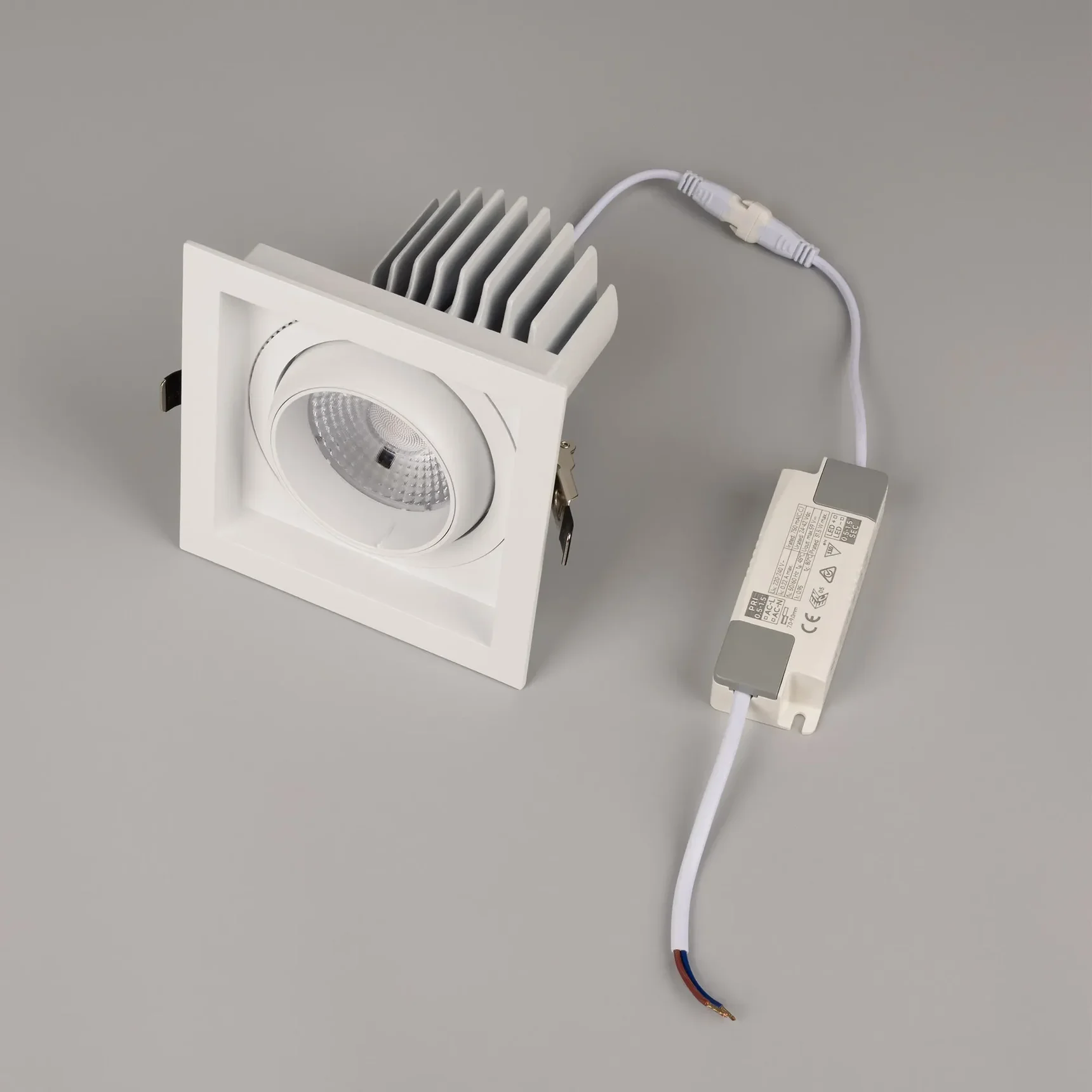 Светильник MS-VORTEX-BUILT-S140x140-30W Day4000 (WH-WH, 50 deg, 230V) (Arlight, IP20 Металл, 5 лет) 057925