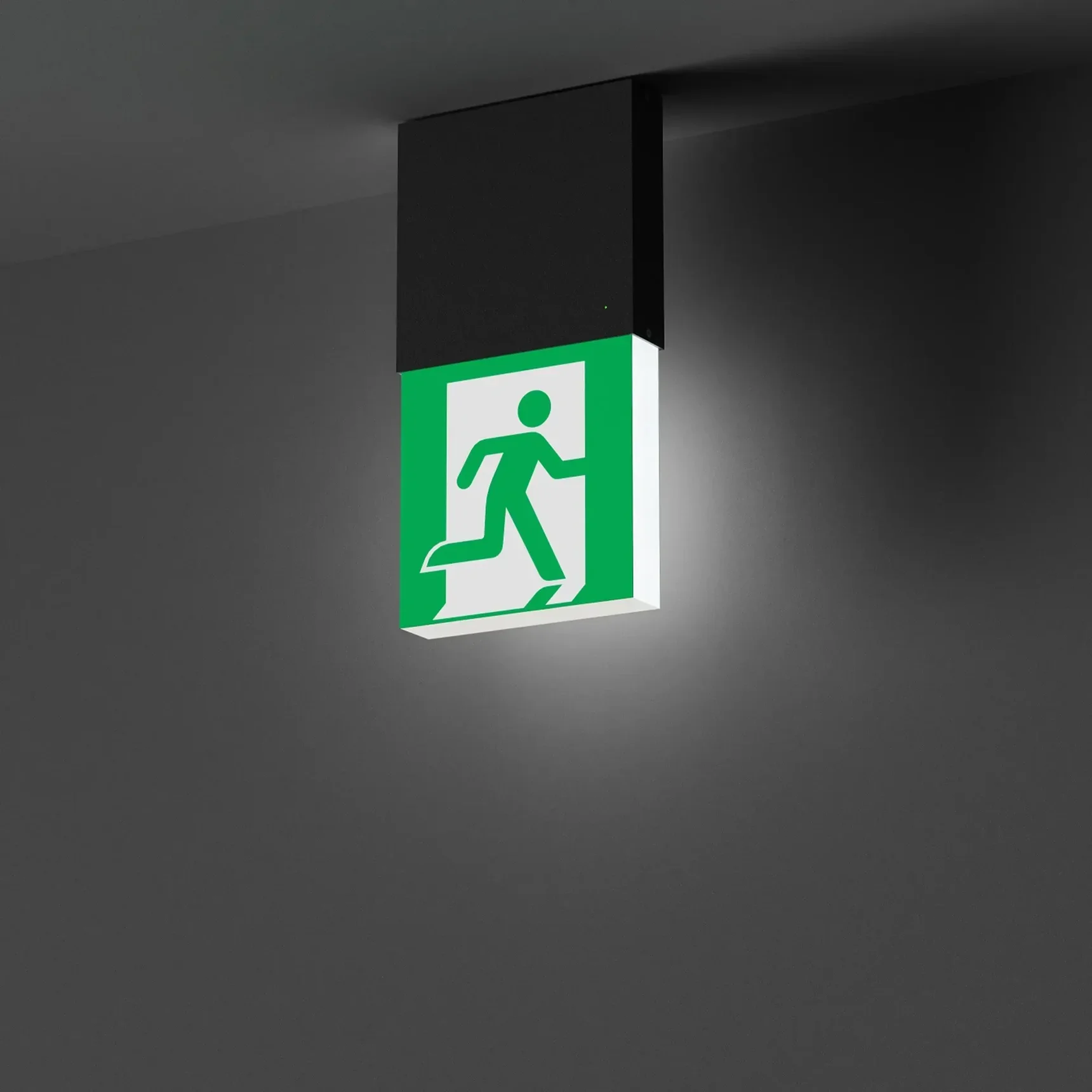 Световой указатель EMG-MARK-M-3H-BK (Arlight, IP40 Металл, 5 лет) 057966