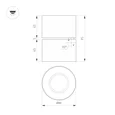 Светильник SP-POINT-SURFACE-R85-12W Warm3200-MIX (BK, 36 deg, 230V) (Arlight, IP20 Металл, 5 лет) 058606