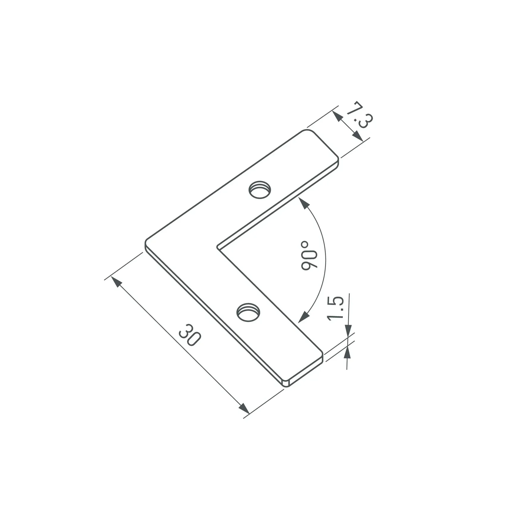 Соединитель профиля LINE-6070-L90 Set (Arlight, Металл) 058724 058724