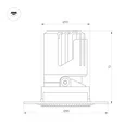 Светильник MS-ARADO-TRIMLESS-R55-7W Warm3000 (WH-WH, 24 deg, 230V) (Arlight, IP20 Металл, 5 лет) 058776
