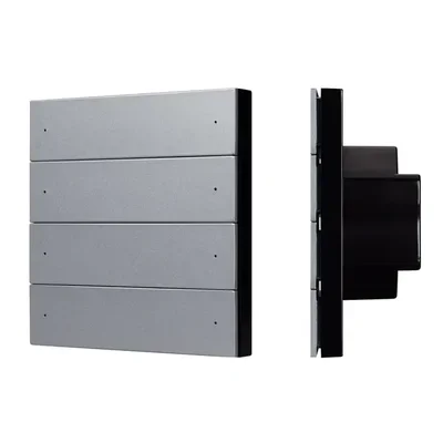 INTELLIGENT ARLIGHT Кнопочная панель SMART DALI-301-22-8K-D2-IN Grey (BUS, Frameless) (IARL, IP20 Пластик, 5 лет) 059053