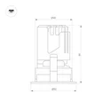 Светильник MS-ARADO-BUILT-R45-5W Warm3000 (WH-WH, 36 deg, 230V) (Arlight, IP20 Металл, 5 лет) 059102