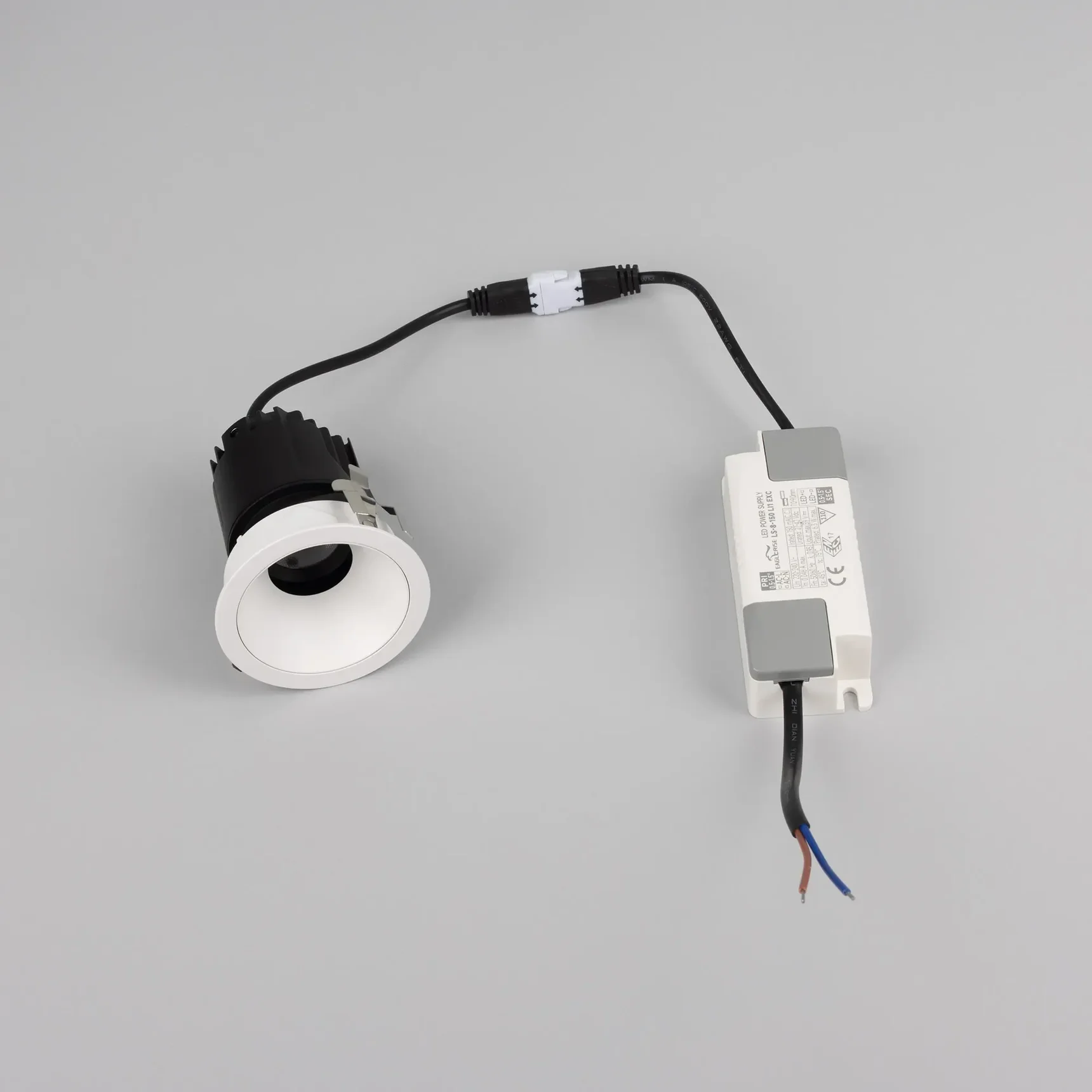 Светильник MS-ARADO-BUILT-R55-7W Warm3000 (WH-WH, 55 deg, 230V) (Arlight, IP20 Металл, 5 лет) 059104