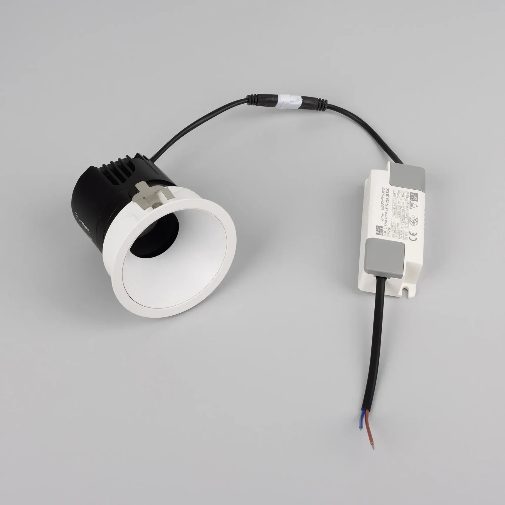 Светильник MS-ARADO-BUILT-R75-12W Warm3000 (WH-WH, 55 deg, 230V) (Arlight, IP20 Металл, 5 лет) 059108
