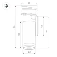 Светильник LGD-URANUS-4TR-R65-10W Warm3500-MIX (WH, 20-50 deg, side holder, 230V) (Arlight, IP20 Металл, 5 лет) 059361