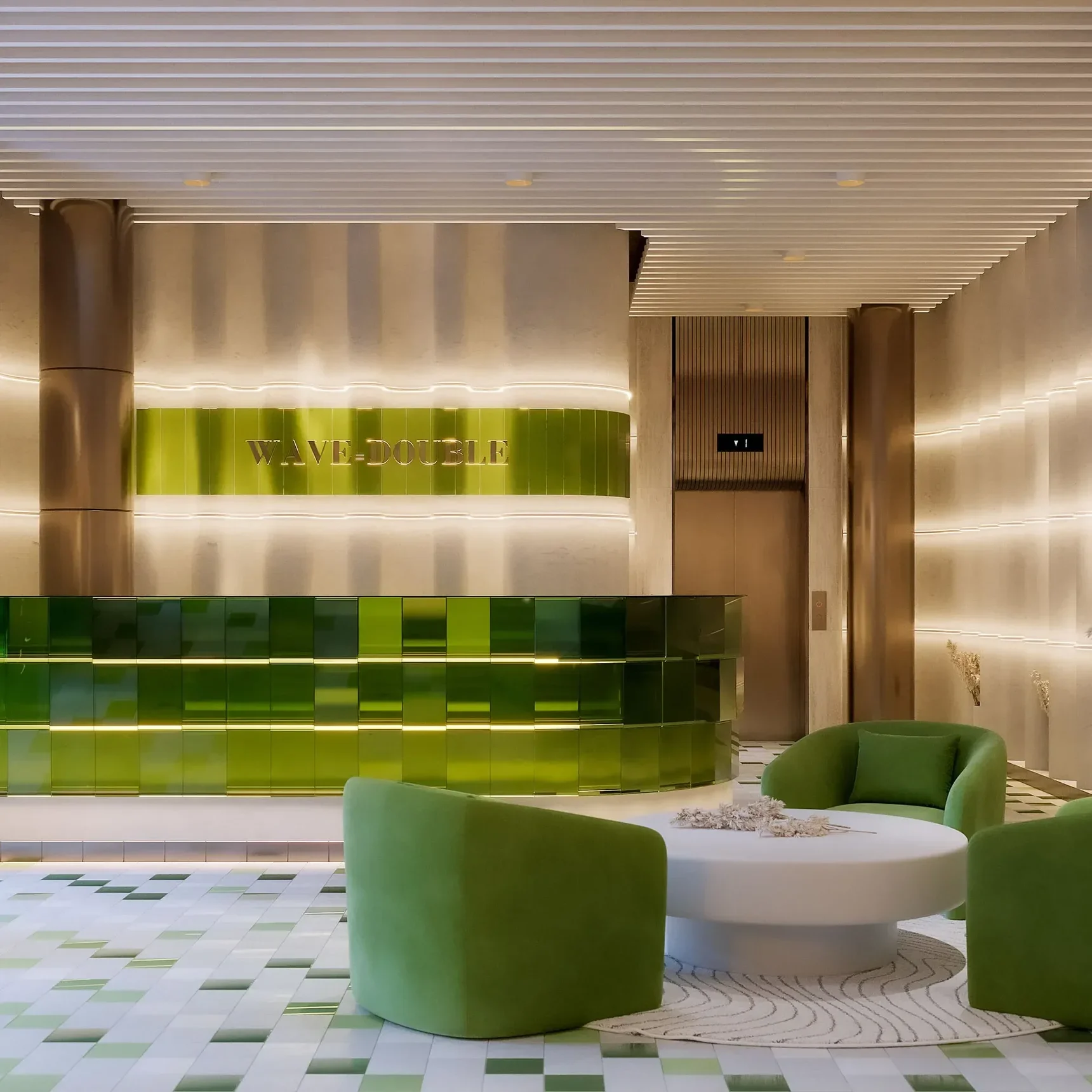 Светодиодная лента герметичная WAVE-SIDE-DOUBLE-A120-16x15mm 24V Warm3000 (15 W/m, IP67, 5m, wire x1) (Arlight, Вывод боковой, 5 лет) 059730