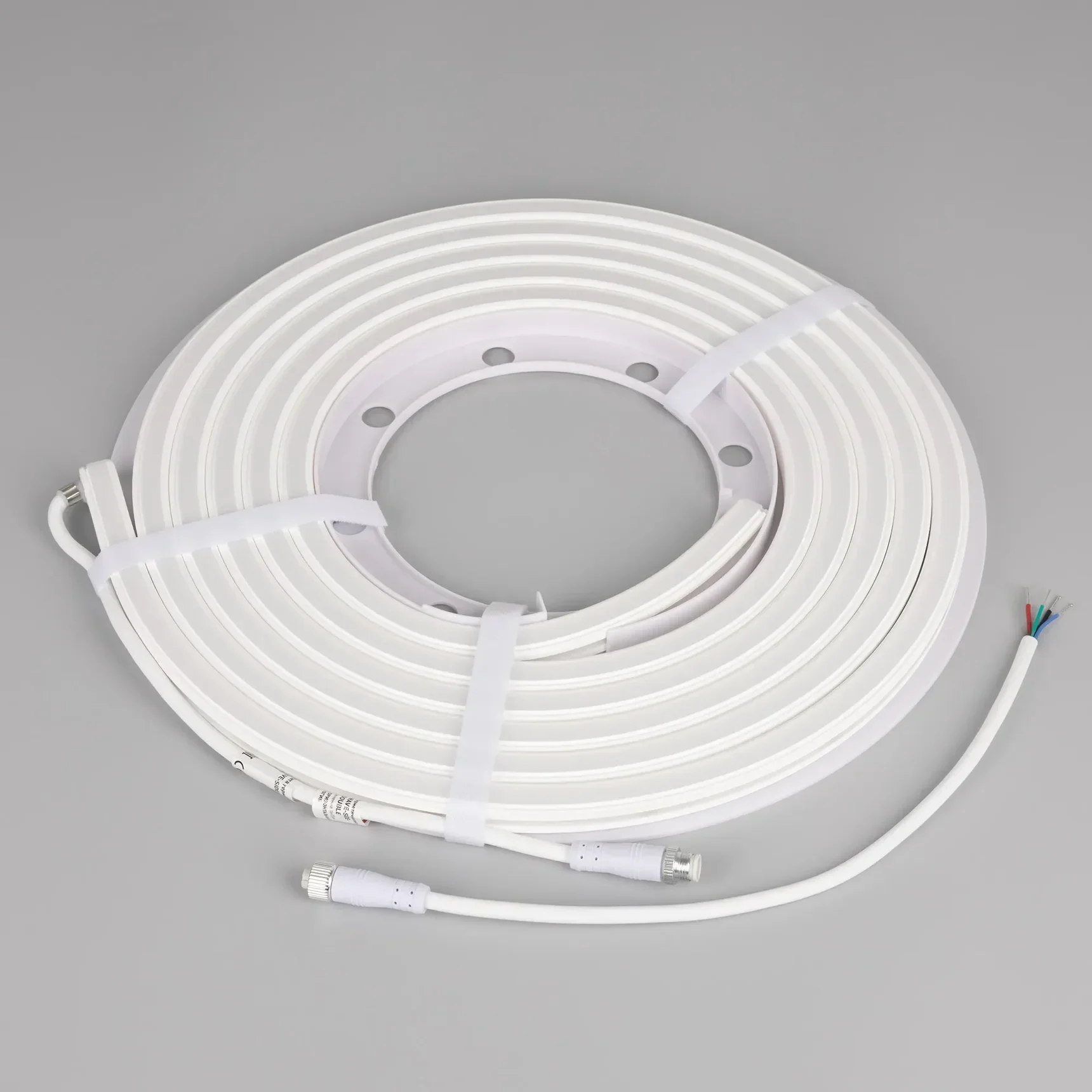 Светодиодная лента герметичная WAVE-SIDE-DOUBLE-B84-16x15mm 24V RGB (10 W/m, IP67, 5m, wire x1) (Arlight, Вывод боковой, 5 лет) 059735