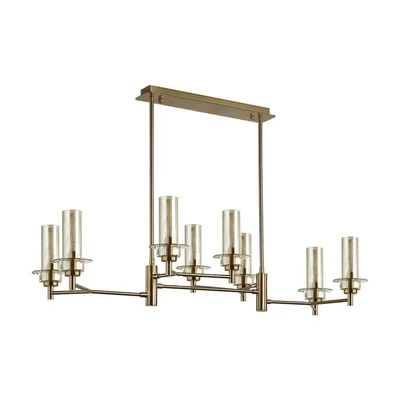 6554/8C CLASSI LN25 бронза/коньячный/металл/стекло Люстра потолочная E14 8*40W 220V MADONNA