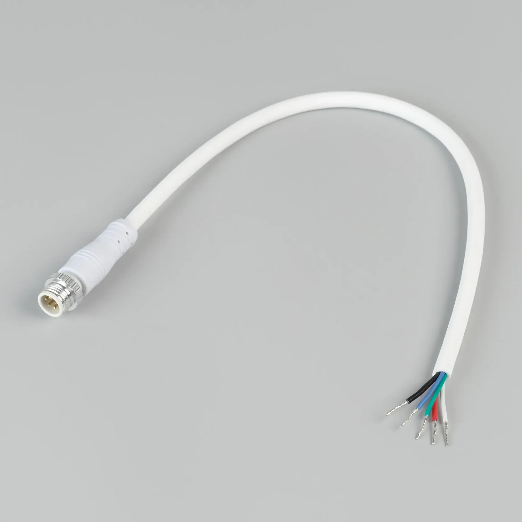 Коннектор питания ARL-WAVE-1615-CON-POWER-MALE-5PIN-WHT (Arlight, IP67 Пластик, 3 года) 060104