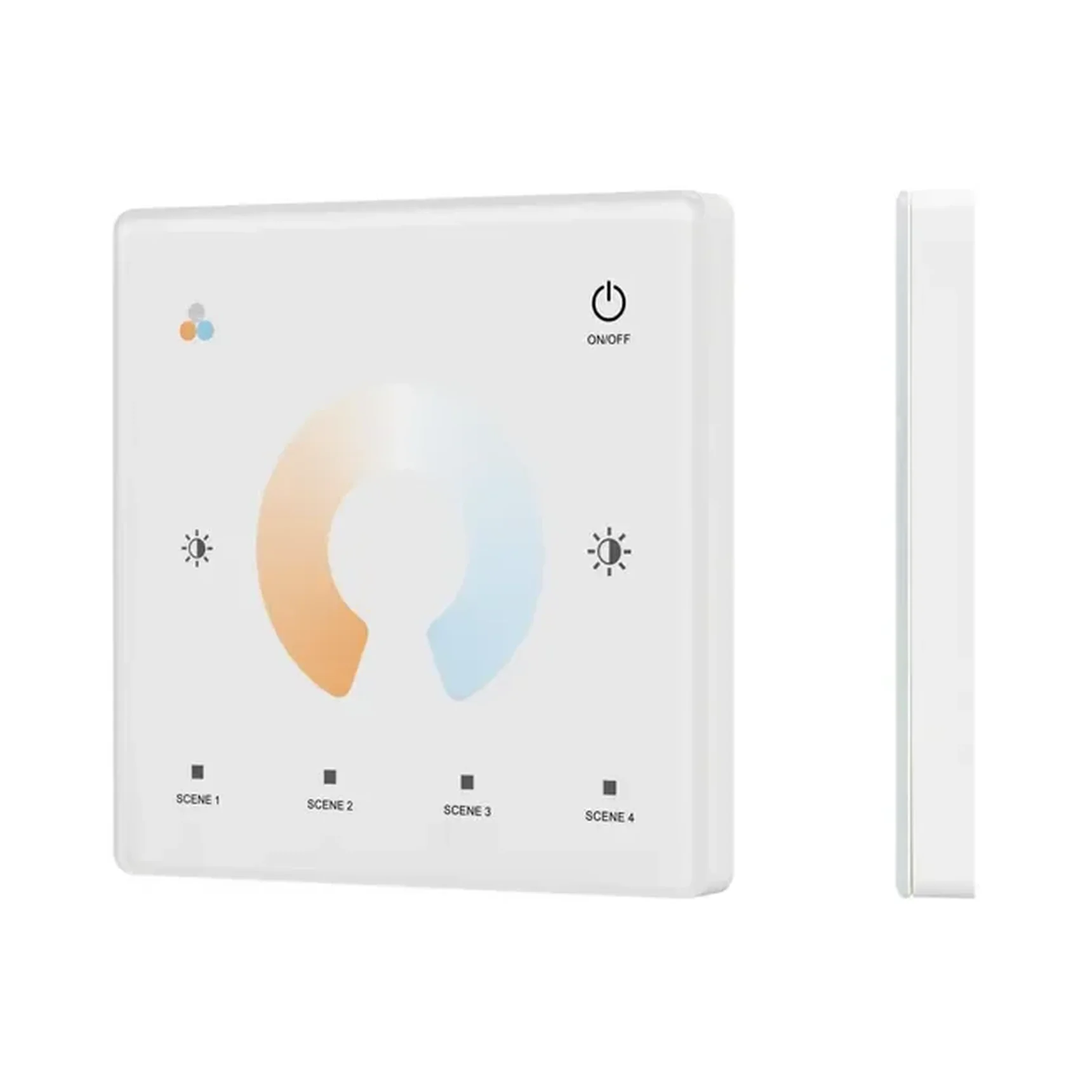 INTELLIGENT ARLIGHT Сенсорная панель SMART-RF-801-11-1G-4SC-MIX белый (3V, 2.4G) накладная (IARL, IP20 Пластик, 5 лет) 060186