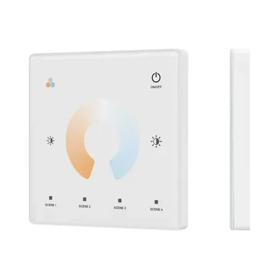 INTELLIGENT ARLIGHT Сенсорная панель SMART-RF-801-11-1G-4SC-MIX белый (3V, 2.4G) накладная (IARL, IP20 Пластик, 5 лет) 060186