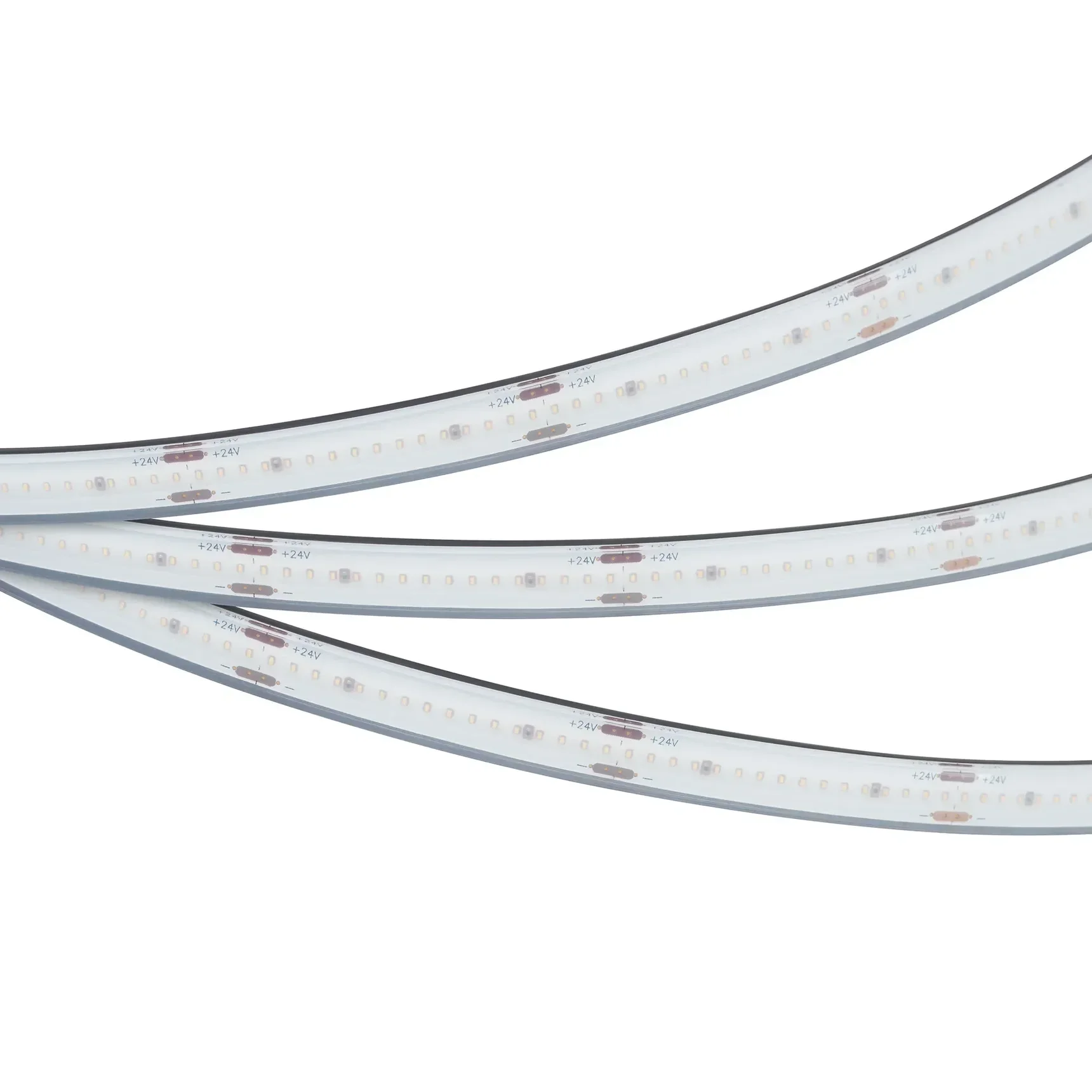 Светодиодная лента герметичная CSP-PFS-X320-10mm 24V Warm2400 (10 W/m, IP68, TWP100, 5m) (Arlight, -) 060277