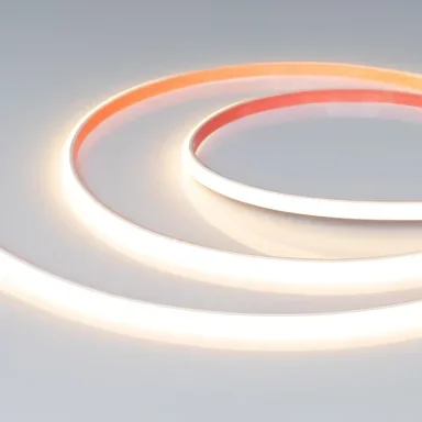 Светодиодная лента герметичная COB-PSW-X480-8mm 24V Warm3000 (6 W/m, IP67, TWP100, 5m) (Arlight, CRI>90) 060452