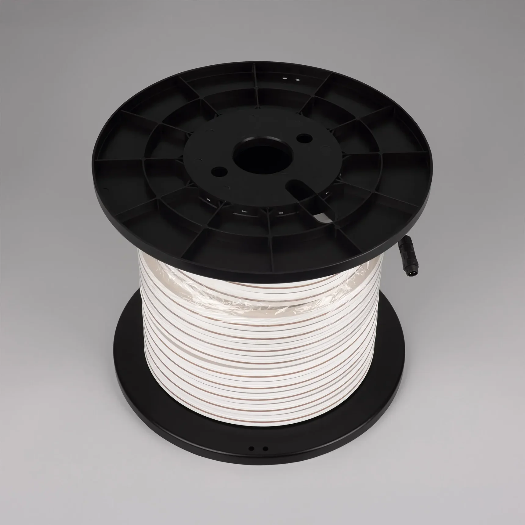 Светодиодная лента герметичная MOONLIGHT-PRO-SIDE-X320-12x17mm 48V Warm3000 (10 W/m, IP67, 30m, wire x2) (Arlight, Вывод боковой, 7 лет) 060689