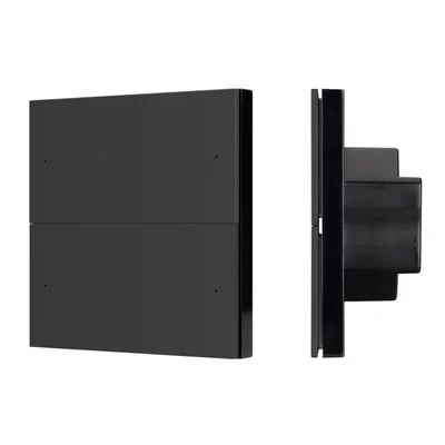 INTELLIGENT ARLIGHT Кнопочная панель SMART DALI-301-22-4K-D2-IN Black (BUS, Frameless) (IARL, IP20 Пластик, 5 лет) 060976