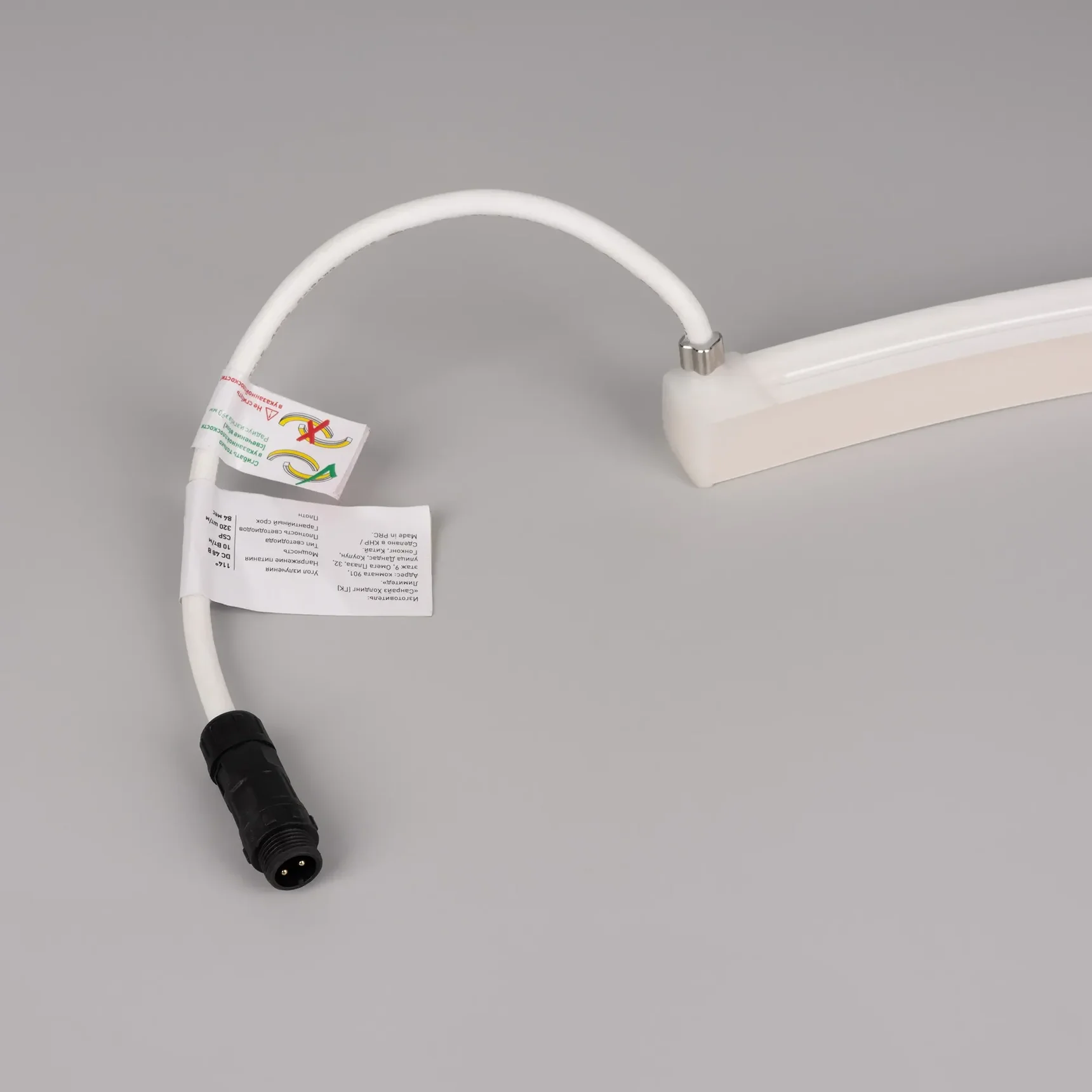 Светодиодная лента герметичная MOONLIGHT-PRO-TOP-X320-20x20mm 48V Warm3000 (10 W/m, IP67, 30m, wire x2) (Arlight, Вывод боковой, 7 лет) 061074
