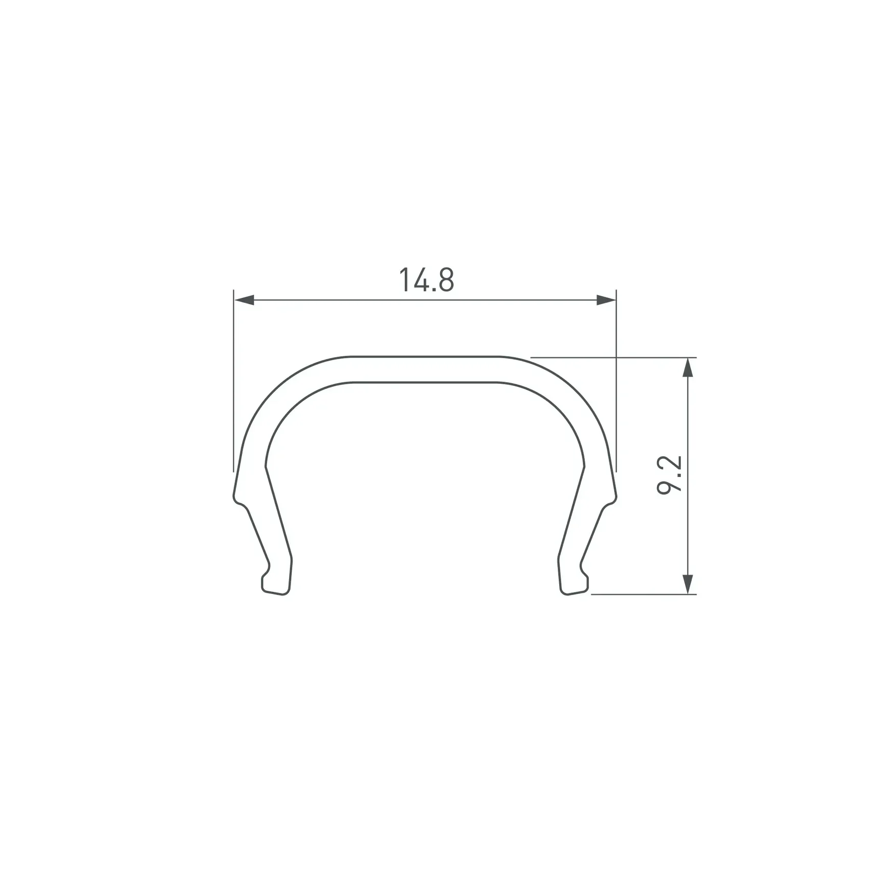 Экран LINE-D-1515-2000 OPAL (Arlight, Пластик) 061085
