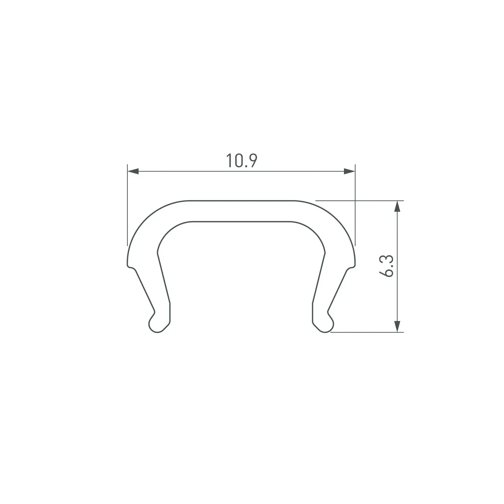 Экран LINE-D-1111-2000 OPAL (Arlight, Пластик) 061086