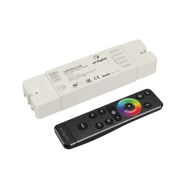 Диммер ARL-SET-PWM-104-72-RGBW-SH-IN, комплект (12-24V, 4x6A, 2.4G) (Arlight, Контроллер) 061157