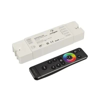 Диммер ARL-SET-PWM-104-72-RGBW-SH-IN, комплект (12-24V, 4x6A, 2.4G) (Arlight, Контроллер) 061157