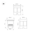 Светильник LTD-DAFNA-GROUND-R100-6W Warm3000 (SL, 10 deg, 230V) (Arlight, IP67 Металл, 5 лет) 061171