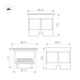 Светильник LTD-DAFNA-GROUND-R130-11W Warm3000 (SL, 35 deg, 230V) (Arlight, IP67 Металл, 5 лет) 061191
