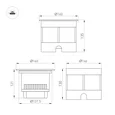 Светильник LTD-DAFNA-GROUND-R160-16W Warm3000 (SL, 35 deg, 230V) (Arlight, IP67 Металл, 5 лет) 061195