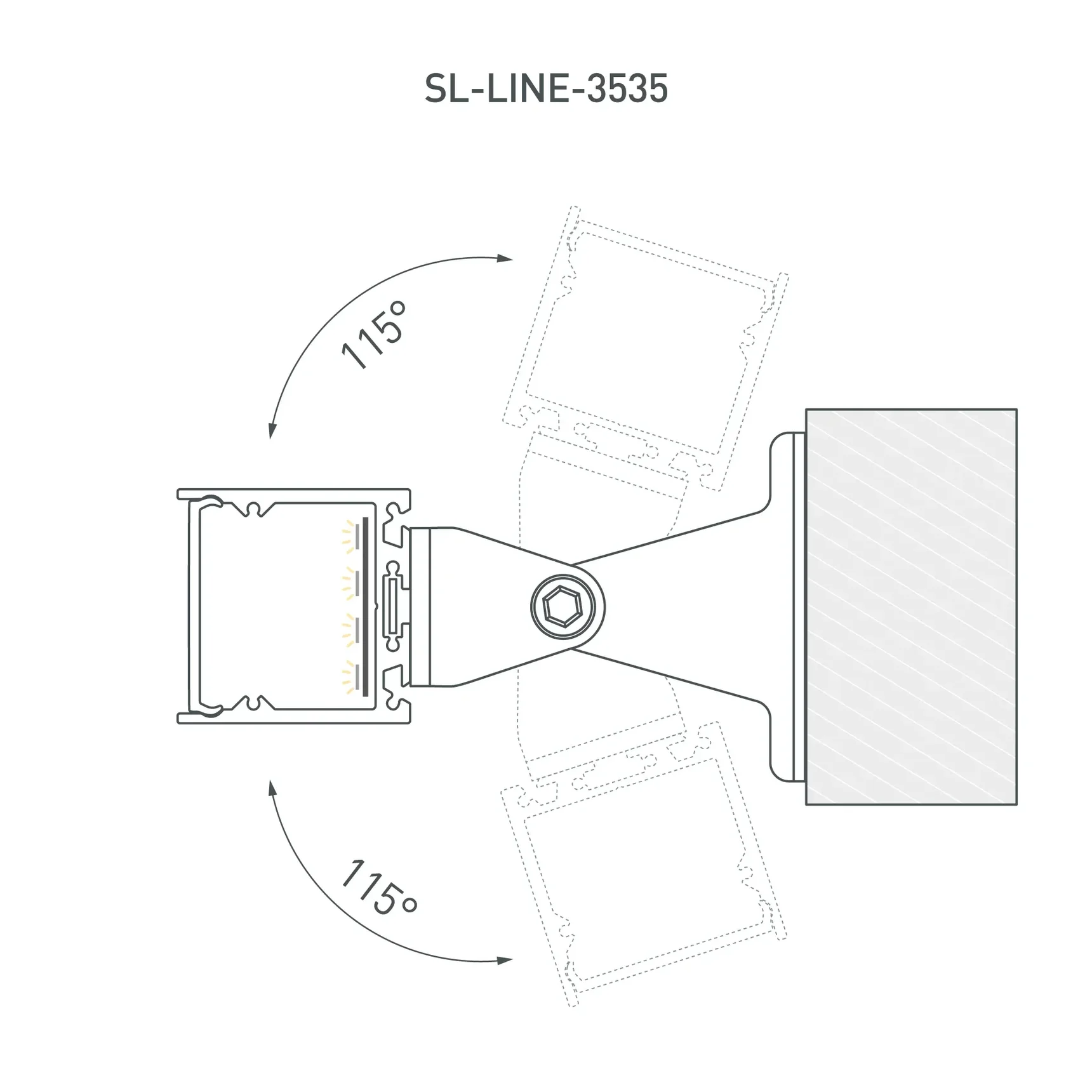 Профиль SL-LINE-3535-3000 ANOD (BY) (Arlight, Алюминий) 061362