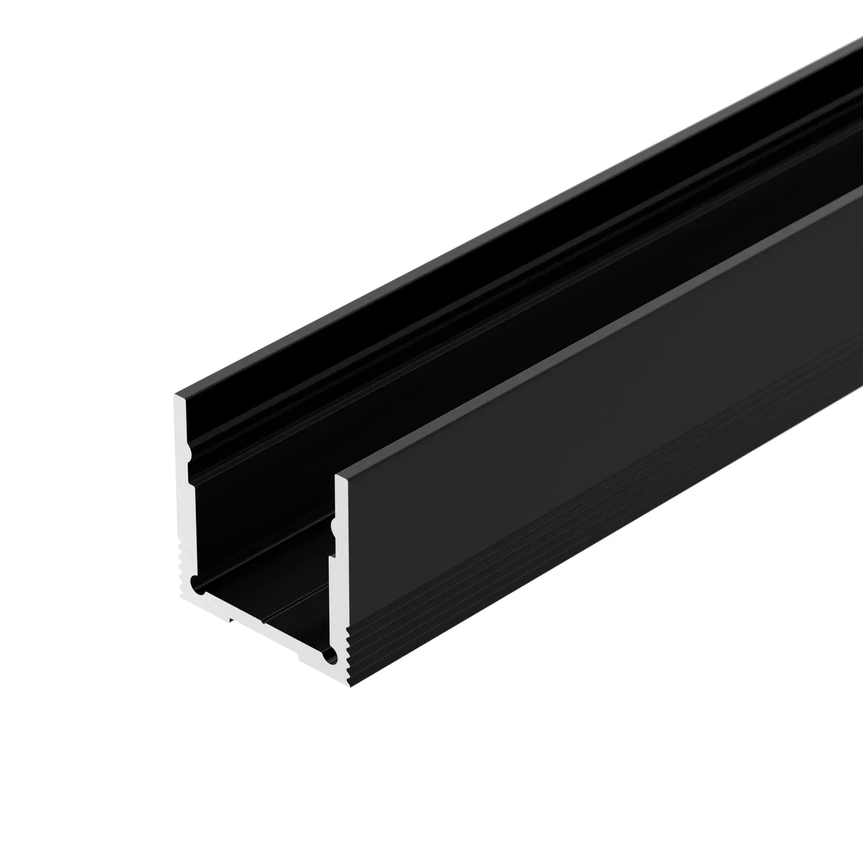 Профиль SL-SLIM20-H20-2000 BLACK (BY) (Arlight, Алюминий) 061371