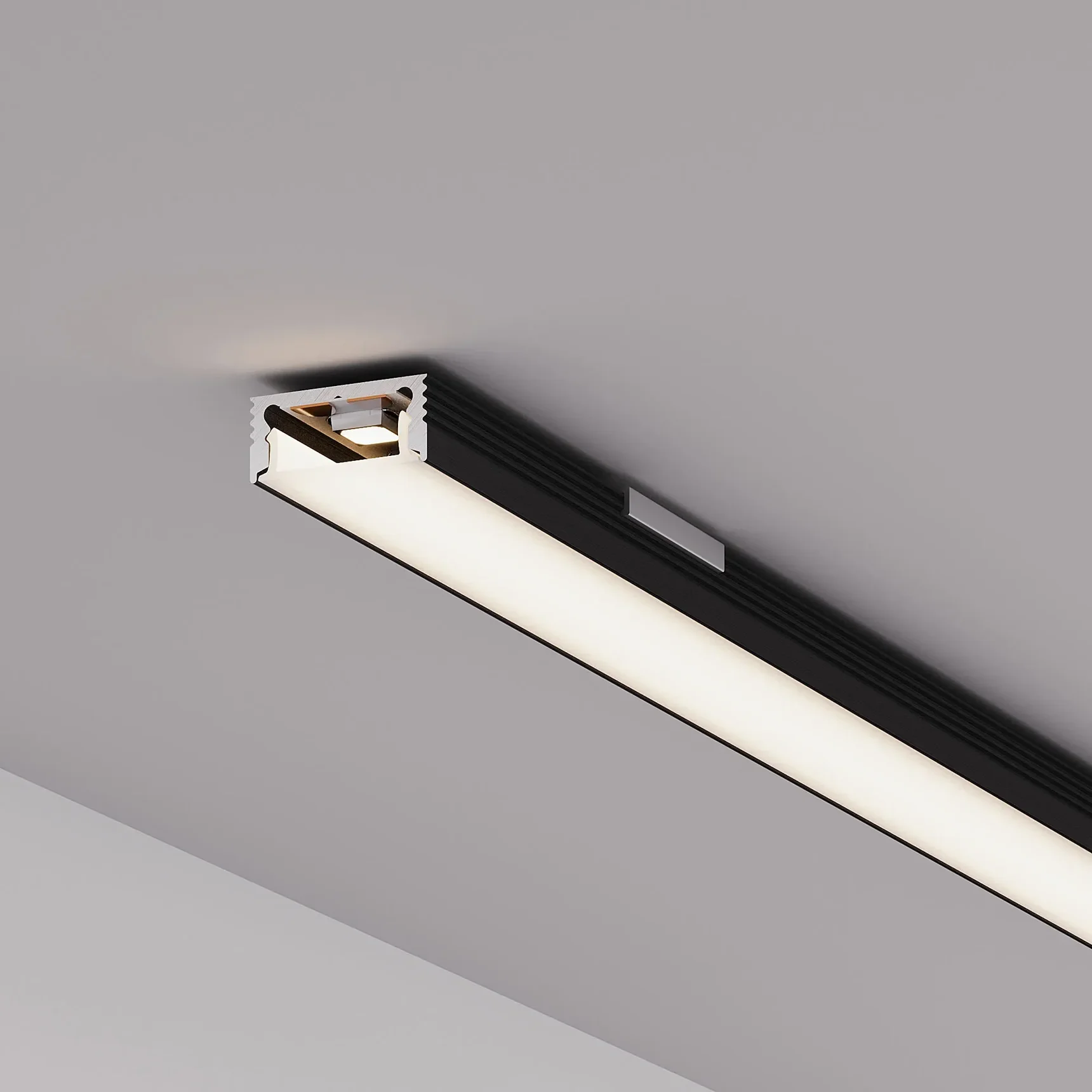 Профиль SL-SLIM-H7-2000 BLACK (BY) (Arlight, Алюминий) 061377