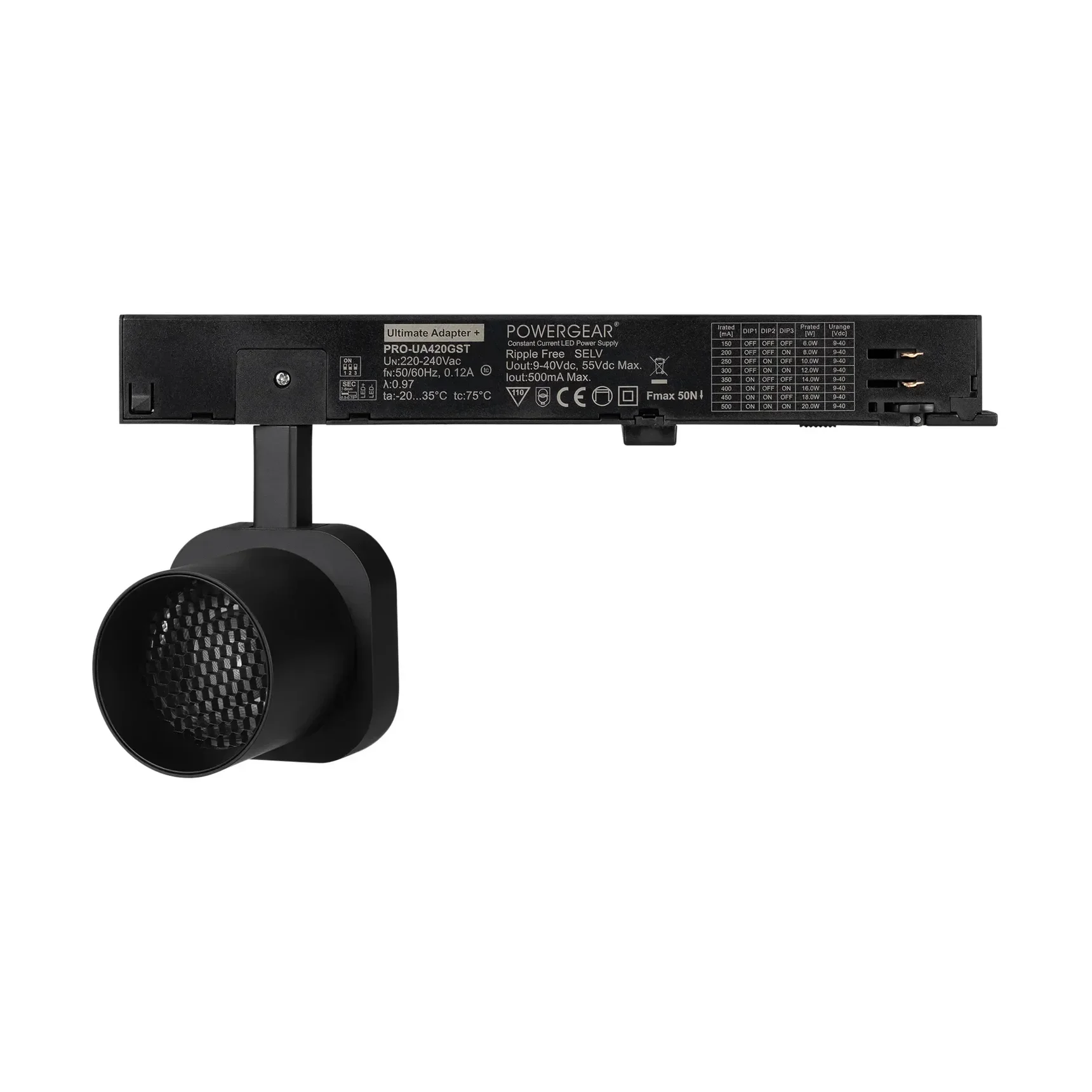 Светильник LGD-DIAFILM-4TR-R60-10W Warm3000 (BK, 20 deg, 230V) (Arlight, IP20 Металл, 5 лет) 061447