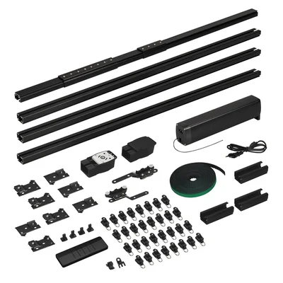 Карниз для штор с электроприводом CNK-M1-TY-RF-4M-BK (Arlight, IP20 Металл, 5 лет) 061463