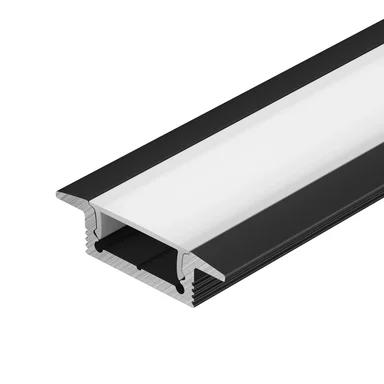 Профиль SL-SLIM-H7-F25-2000 BLACK (Arlight, Алюминий) 061615