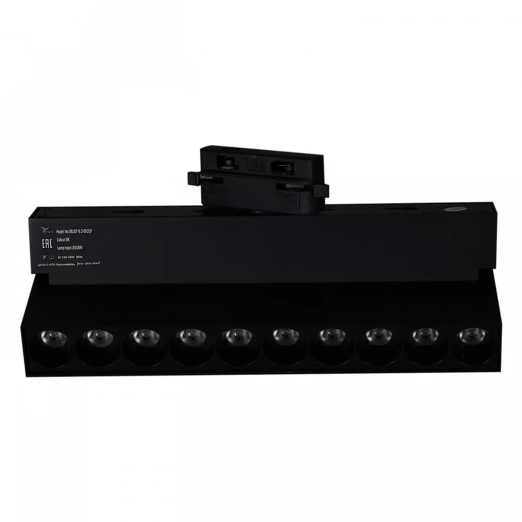 06187-9.3-001QY LED20W BK светильник трековый