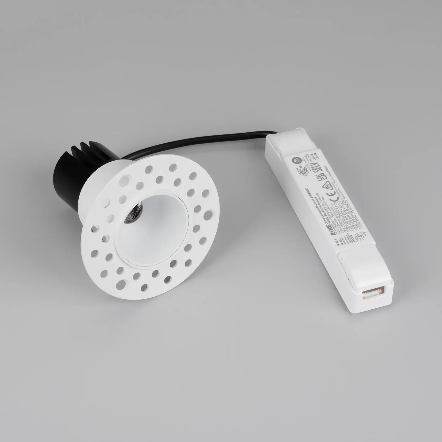 Светильник MS-INVISIO-TRIMLESS-R45-10W Day4000 (WH-WH, 36 deg, 230V) (Arlight, IP54 Металл, 5 лет) 061923