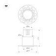 Светильник MS-INVISIO-TRIMLESS-R45-10W Day4000 (WH-WH, 36 deg, 230V) (Arlight, IP54 Металл, 5 лет) 061923