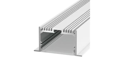 Встраиваемый алюминиевый профиль Design LED LE 6332, 2500 мм, белый, LE.6332-W-R