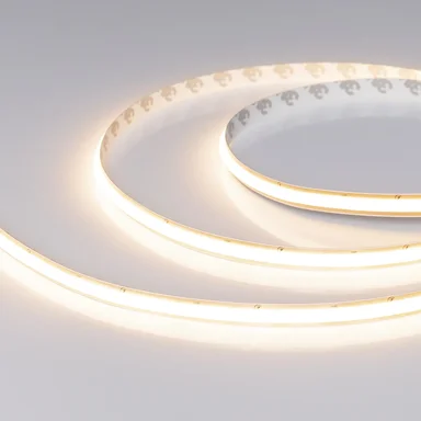 Светодиодная лента SOB-M288-10mm 24V Warm3500 (10 W/m, IP20, 5m) (Arlight, резка 1 светодиод) 062069