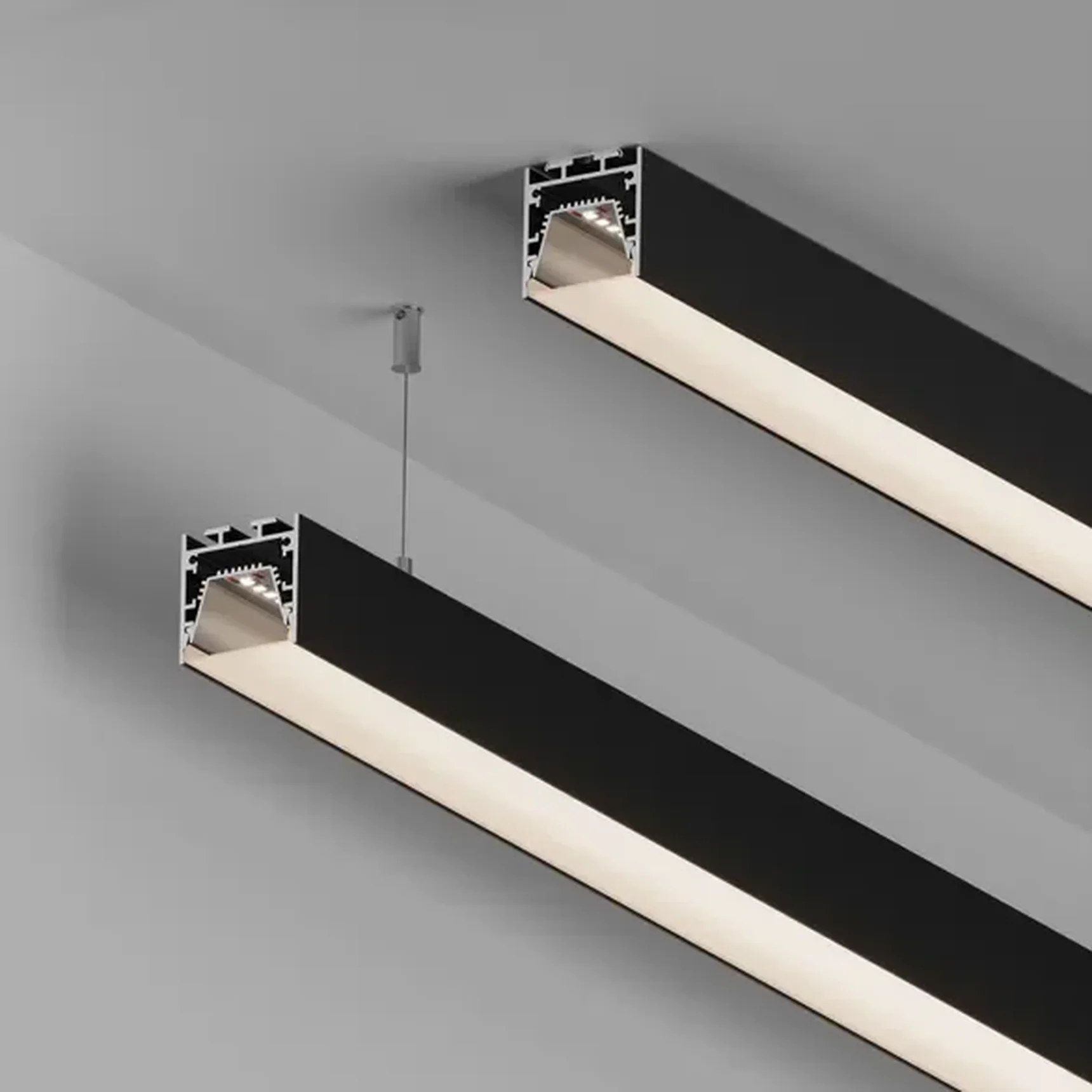 Профиль LINE-3535-TRAY-3000 BLACK (Arlight, Алюминий) 062196