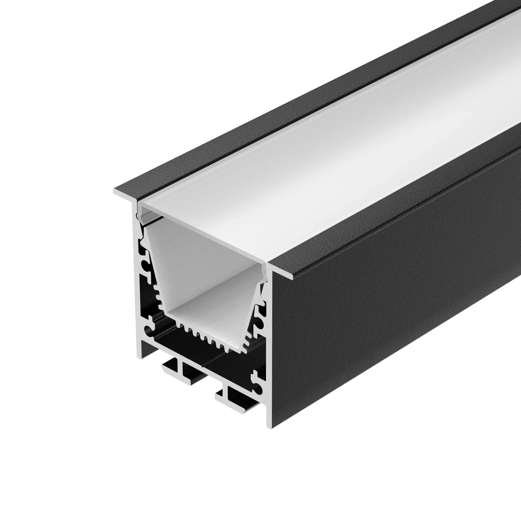 Профиль LINIA45-F-TRAY-3000 BLACK (Arlight, Алюминий) 062242