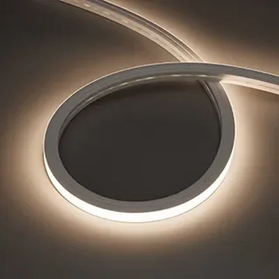 Светодиодная лента герметичная HORIZON-3D-А120-12x12mm 24V Day4000 (12 W/m, IP67, 5m, wire x1) (Arlight, Вывод боковой, 5 лет) 062280