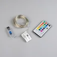 Светодиодная гирлянда ARD-DEW-HOME-10000-CLEAR-100LED-LIVE RGB (5V, USB, ПДУ) (Ardecoled, IP20) 062567